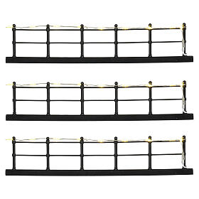 Fence Warm White 3 Pieces warmweiß beleuchteter Zaun 3-teilig LuVille 4x20 cm - 1199555