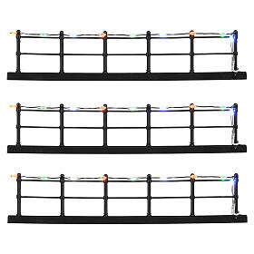 Cerca luminosa multicolorida 3 peças LuVille 4x20 cm - 1199556