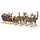 Santa Reindeer Sledge Pai Natal com trenó e renas LuVille 8x21x6,5 cm - 603023 s1