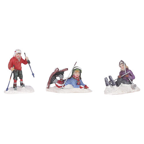 Ski Class aula de esqui 3 peças LuVille Schneewald 5x5x5 cm - 608249 1