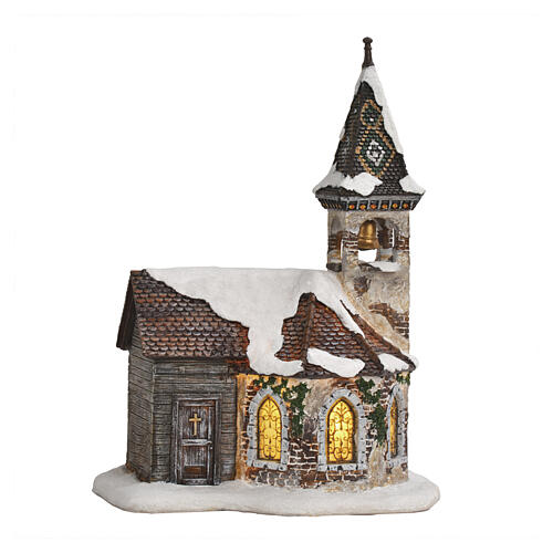 St. Chevalier Church by LuVille, Ville De Reidy collection, 9.4x6.7x5.5 in - 610003 1