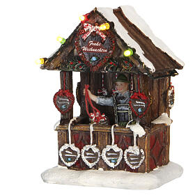 Christmas market Mercatino di Natale Luville Schneewald 11x8x7 cm - 610034