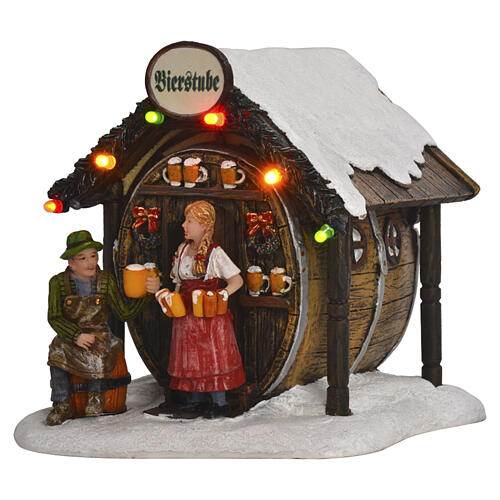 Christmas market Weihnachtsmarkt LuVille Schneewald 12x11x12 cm - 610115 1