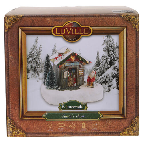 Santa's shop Weihnachtsmannladen LuVille Schneewald 14x17x12 cm - 612032 7