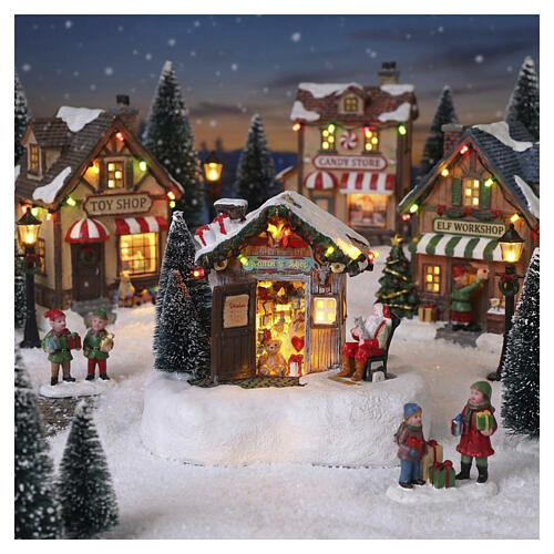 Santa's Shop boutique du Père Noël LuVille Schneewald 13,5x16,5x12 cm - 612032 2