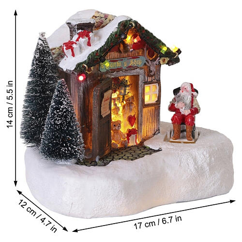 Santa's shop Negozio di Babbo Natale LuVille Schneewald 14x17x12 cm - 612032 3