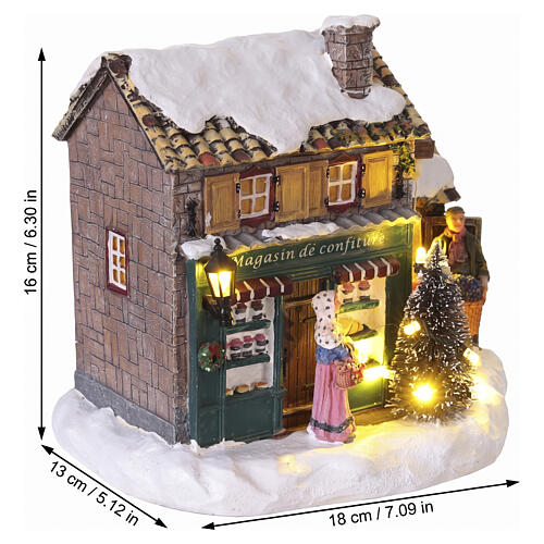 Confiture shop Konfitürengeschäft LuVille Ville de Reidy 16x18x13 cm - 1034017 3