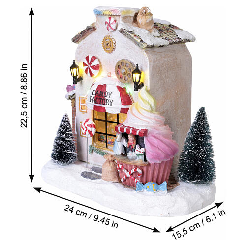 Candy Factory fábrica de doces LuVille Ville de Reidy 23x24x16 cm - 1101059 3