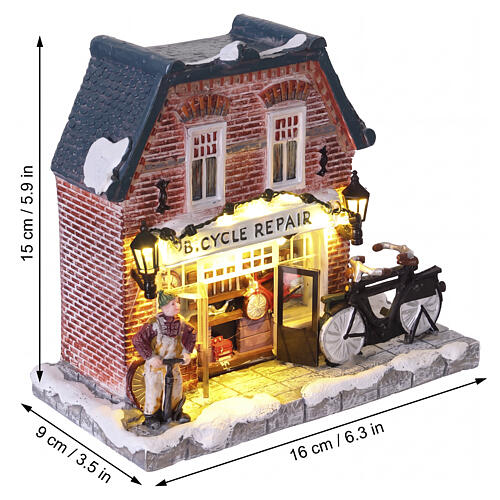 Bicycle repair shop Officina riparazione biciclette LuVille Molendam 15x16x9 cm - 1142371 3