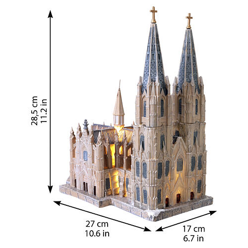 Kolner Dom Catedral de Colónia LuVille 29x27x17 cm - 1142382 3