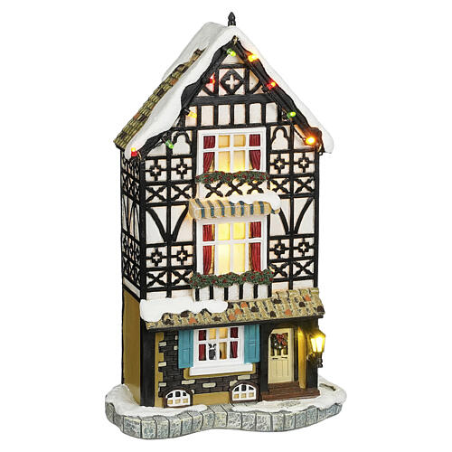 Elzas tiny house Kleines elsässisches Haus LuVille Schneewald 27x16x9 cm - 1162985 1