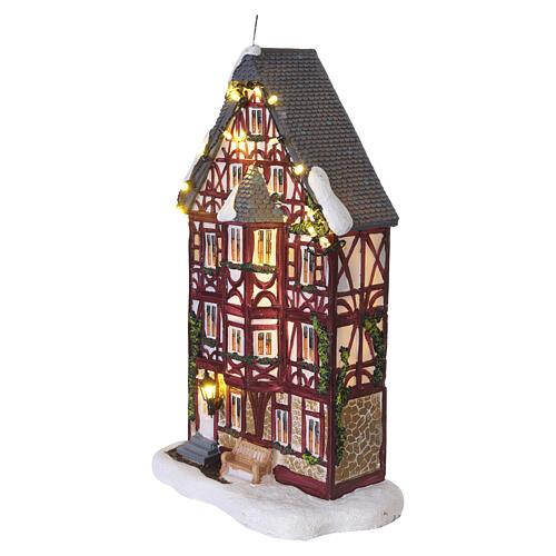 Elzas Half-Timbered House maison alsacienne à colombages LuVille Schneewald 29,5x17,5x9,5 cm - 1162986 4