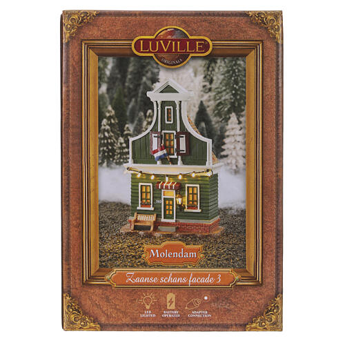 Façade Zaanse Schans 3 LuVille Molendam 23x15x8 cm - 1163014 6