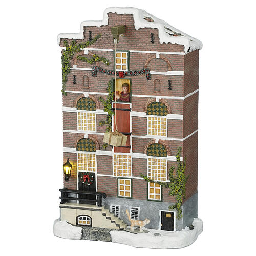 Warehouse façade Facciata del magazzino LuVille Molendam 29x19x11 cm - 1163015 1