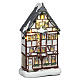 Facade Elzas house Fassade eines elsässischen Hauses LuVille Schneewald 14x8x4 cm - 1180610 s1
