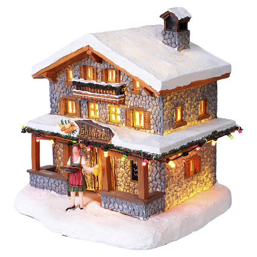 Schnitzel restaurant Schnitzelrestaurant LuVille Schneewald 19x21x19 cm - 1198722 4