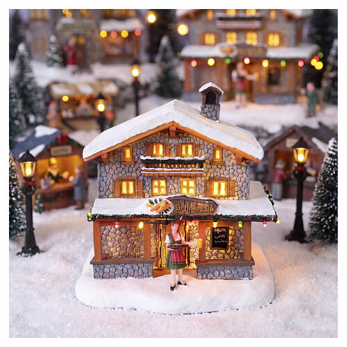 Schnitzel restaurant Restaurante de schnitzel LuVille Schneewald 19x21x19 cm - 1198722 2