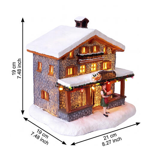 Schnitzel Restaurant LuVille Schneewald 19x20,5x19 cm - 1198722 3
