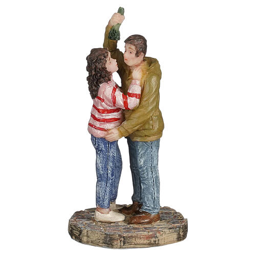 Kissing under the mistletoe Bacio sotto il vischio Luville Sledgeholm 8x4x4 cm - 1198740 1