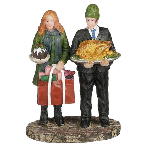 On the way to Christmas dinner Verso la cena di Natale LuVille Molendam 8x5x3 cm - 1198748 1