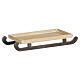 Vassoio decorativo a slitta legno 100% FSC 7x47x22 cm - 1205520 s1
