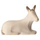 Ox and donkey figurines by "Aram" collection, Val Gardena double-patina wooden Nativity Scene s2