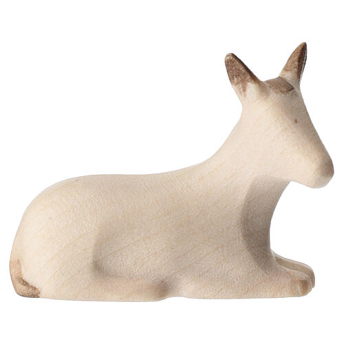 Aram Ox and Donkey Nativity Figurines in Double-Patinated Val Gardena Maple Wood 2