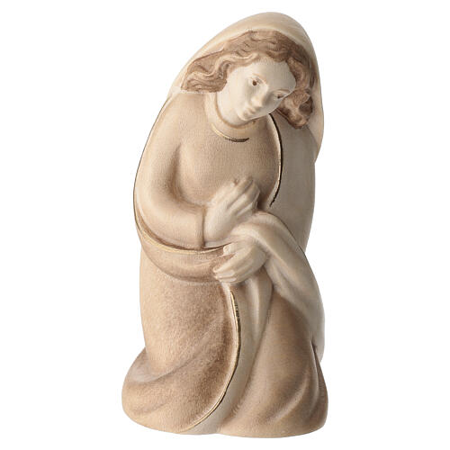 Statuette raffigurazione Natività in legno doppia patinatura Val Gardena 3