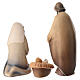 "Rudolf" painted Nativity figurines in Val Gardena maple wood s6