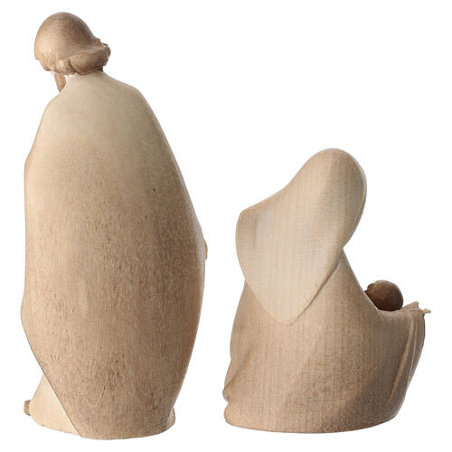 Figuras da Natividade Kalédos sem berço em madeira dupla pátina Val Gardena 5