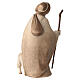Shepherd with hat and standing sheep, wooden double-patina Val Gardena Nativity Scene figurine s4
