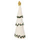 Albero di natale 3 in 1 Gry and Syf in lana bianco 28 cm s3