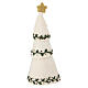 Albero di natale 3 in 1 Gry and Syf in lana bianco 28 cm s4