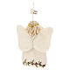 Engel mit Leier Gry & Sif aus Wolle 10 cm s5