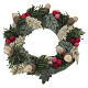 Wool Christmas wreath with hook, Gry & Syf, 7.9 in s1