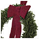 Ghirlanda fiocco rosso in lana Gry and Syf 22 cm s2