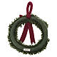 Ghirlanda fiocco rosso in lana Gry and Syf 22 cm s3