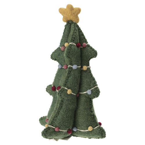Gry & Syf decorated wool Christmas tree, 8 in 3