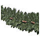 Festone boa natalizio Olivetta verde con pigne 2,7 mt PVC diametro 45 cm s4