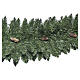 Festone boa natalizio Olivetta verde con pigne 2,7 mt PVC diametro 45 cm s5