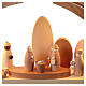 Arco navideño con Natividad 62x25x10 cm madera de arce LED s4