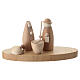 Belén moderno completo madera de arce 6-8 cm s3