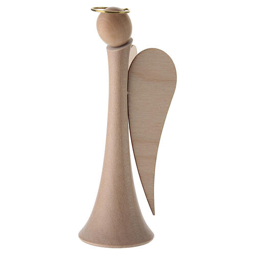 Erzengel Gabriel aus naturbelassenem Ahornholz 11 cm 2