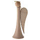 Modern Archangel Gabriel figurine in natural maple wood, 11 cm s2