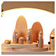 Arco LED navideño con Natividad moderna madera de arce 30x60x10 cm s4