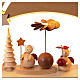 Arco LED navideño con ángeles modernos madera de arce 30x60x10 cm s4