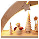 Arco LED natalizio con Angeli moderni legno d'acero 30x60x10 cm s5