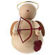 Engel Cupido aus Naturholz 8 cm s1