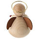 Engel Cupido aus Naturholz 8 cm s4