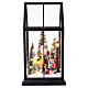 Casetta Babbo Natale con renna e uomo 30x15x15 cm Bagutta Tendence s1